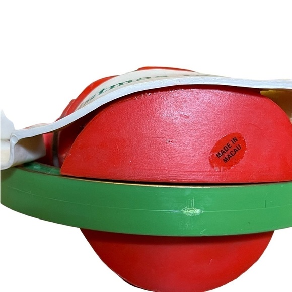 VINTAGE COCA COLA, TRIM A TREE SANTA CLAUS “CHRISTMAS IS LOVE” ORNAMENT 1986 - Picture 4 of 7